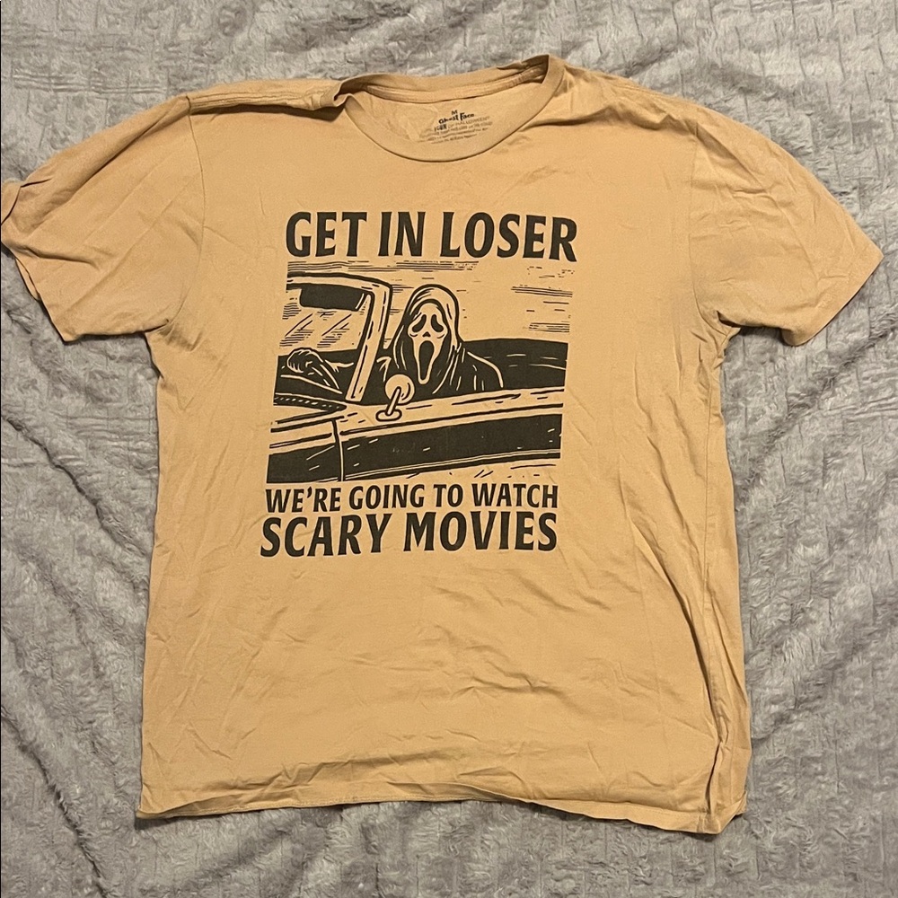 Tan Graphic Men's T-Shirt